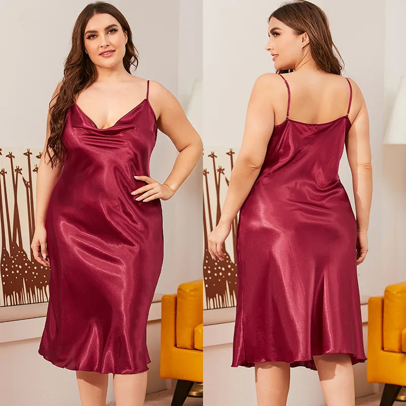 Camisón Manga Corta Cuello Redondo | Talla Grande