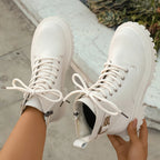 Botines de Suela Gruesa | Estilo Punk | Hebillas Modernas