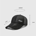 Gorra de Béisbol con Visera Larga y Malla Transpirable