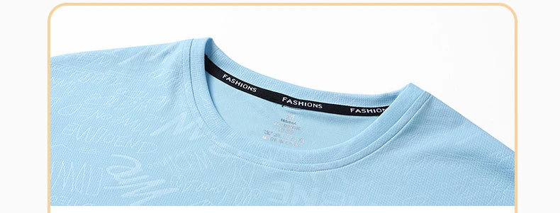 Camiseta Ticotrendy Hombre Manga Corta Cuello Redondo Casual | Transpirable Ligera
