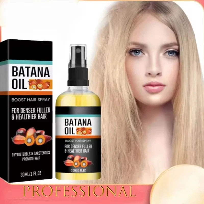 Batana Oil Spray repara la calvicie fortalece el cabello nutrición Natural tratamiento de pérdida hereditaria, hidrata el cuero cabelludo todos los género