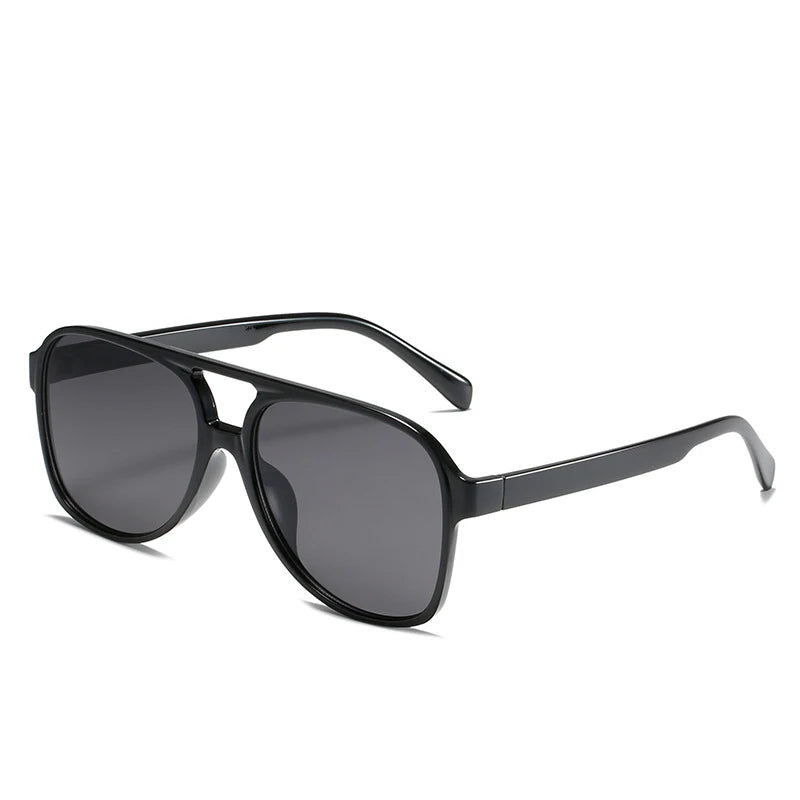 Gafas de Sol Cuadradas de Puente Doble Estilo Tendencia Tico