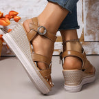 Sandalias de Plataforma con Cuña | Mujer | Verano 2025