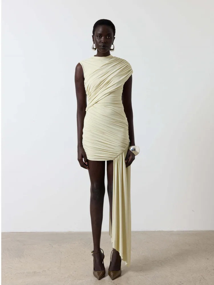 Vestido Mini con Drapeado | Acentúa la Figura | Fiesta y Club