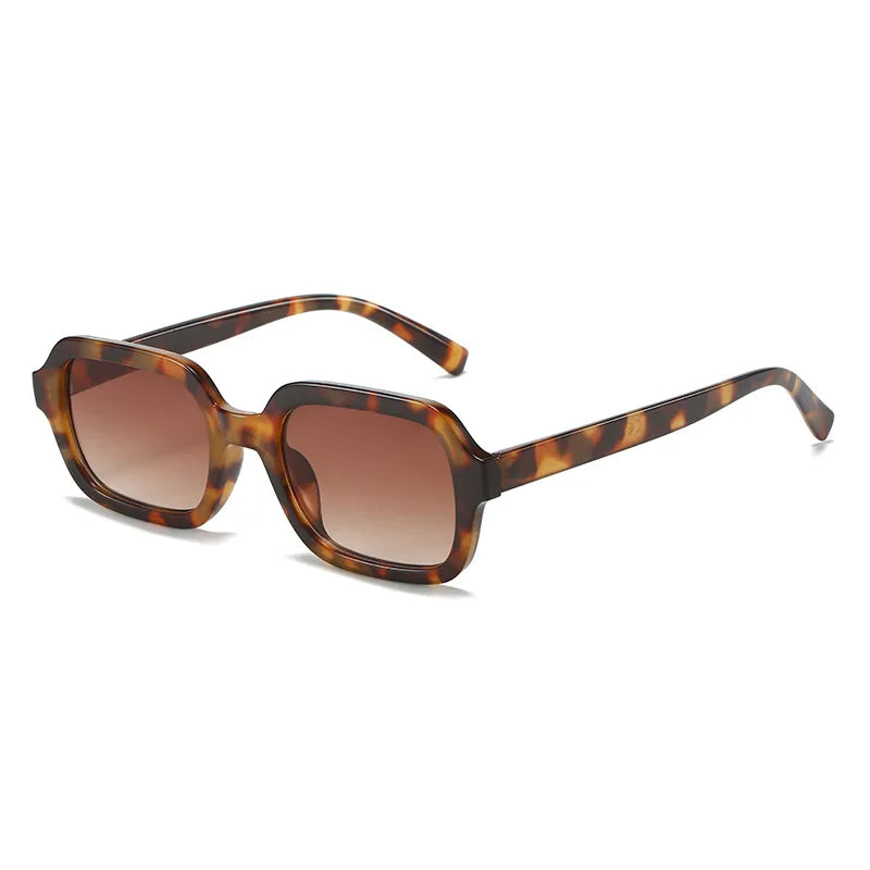 Gafas Sol Cuadradas Unisex Montura Pequeña Retro | A La Moda Popular UV400 Diseño