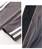 Mallas Piel Tiburón Raya Bolsillo | Cintura Alta Ajustado Fitness | Yoga Ciclismo Correr Otoño | Ticotrendy