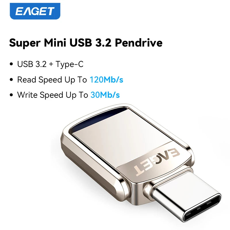 Memoria USB Dual Tipo C y USB A | Ultra Mini Portátil | Ticotrendy
