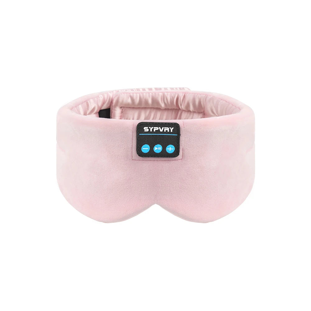 Auriculares para dormir Máscara de ojos Bluetooth para mujeres y hombres, máscaras opacas de música inalámbrica para personas mayores, regalo de viaje para el insomnio