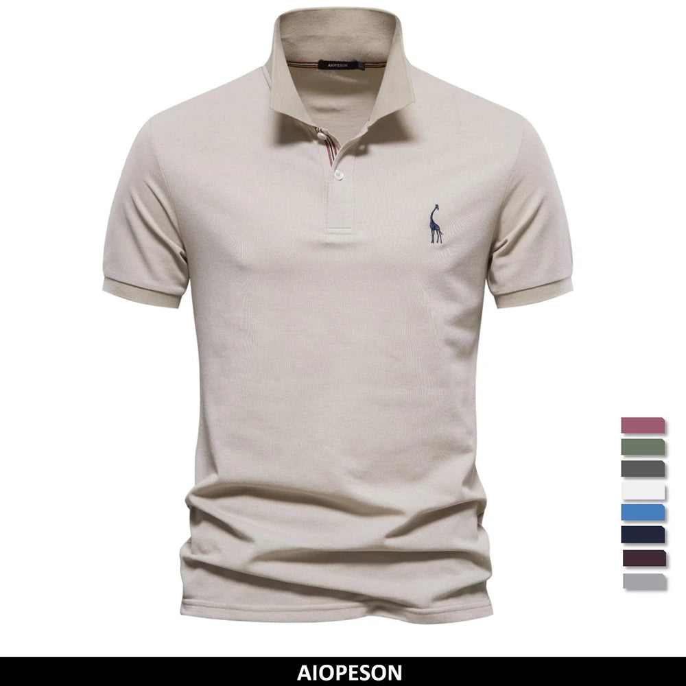 Polo Algodón Color Sólido Hombre | Manga Corta Verano | Tallas S-XXL | Tico Trendy