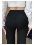 Mallas Piel Tiburón Estampado | Lana Cálida Levantador Glúteos | Sin Costuras Cintura Alta OI | Ticotrendy