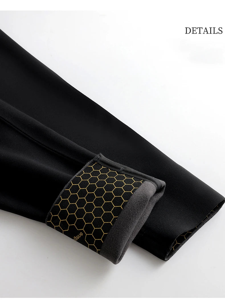 Leggings Térmicos Tiburón Polar Fino | Slim Fit Cintura Alta | Glúteos Sin Costuras Sexy