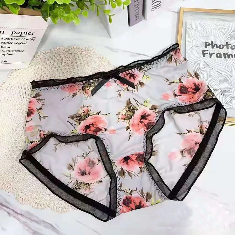 Bragas con Volantes y Lazo Floral | Talla Grande