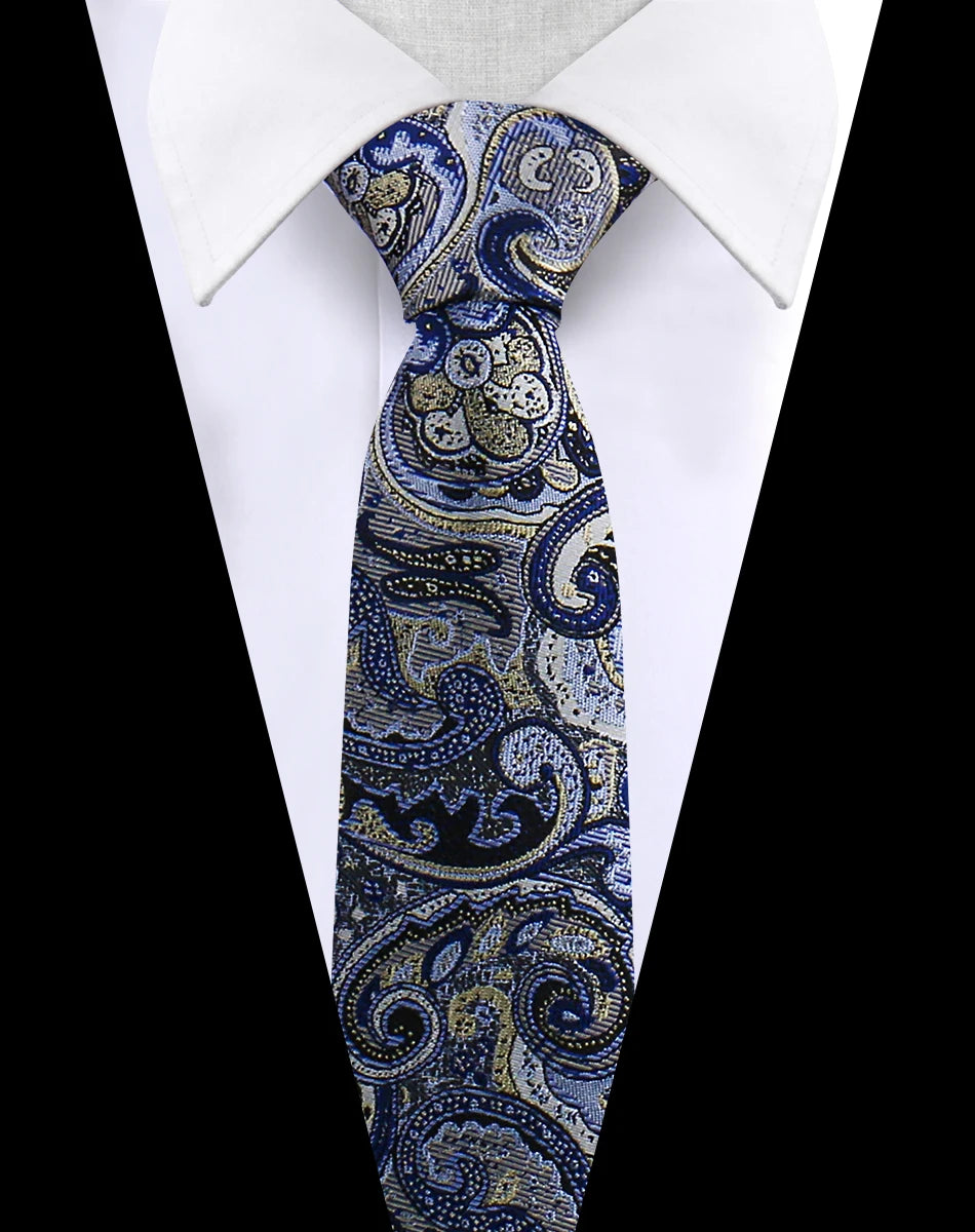 Corbata Jacquard Poliéster De Lujo Para Hombres Estilo Tico