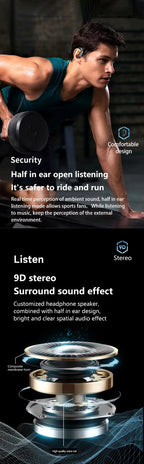 Auriculares Sony HD Bluetooth 5.4 | Gancho para Oreja | Cable HIFI | Estuche de Carga