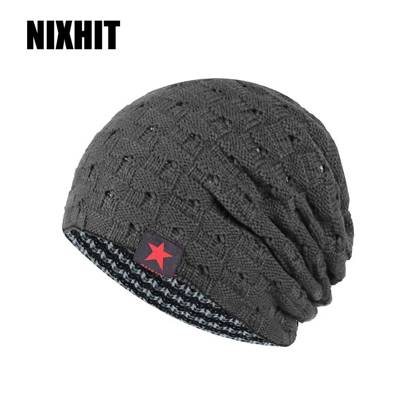 Gorro Punto Acrílico Rayas Cálido Térmico | Invierno Montar Casual Unisex
