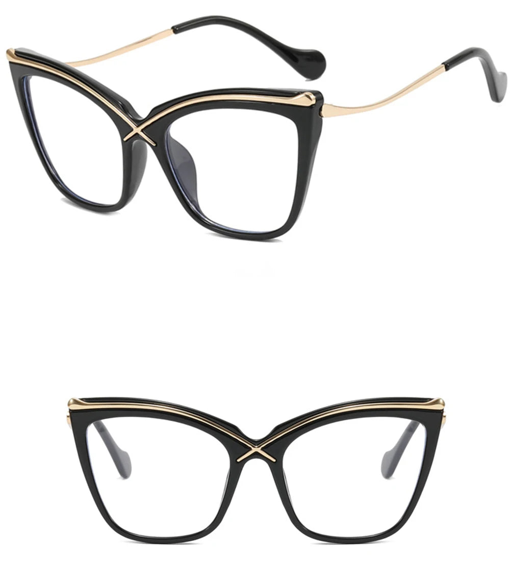 Gafas de Ojo de Gato Contra Luz Azul Elegancia de Tendencia Tico