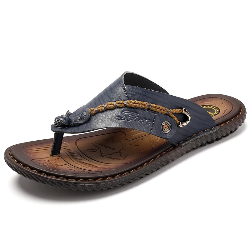 Zapatillas de Microfibra Hombre Verano Hechas a Mano Transpirables | Estilo Conciso