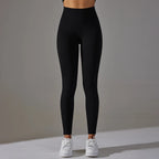 Leggings Sin Costuras Mujer | Yoga Gimnasio | Cintura Alta Ajuste Push Up