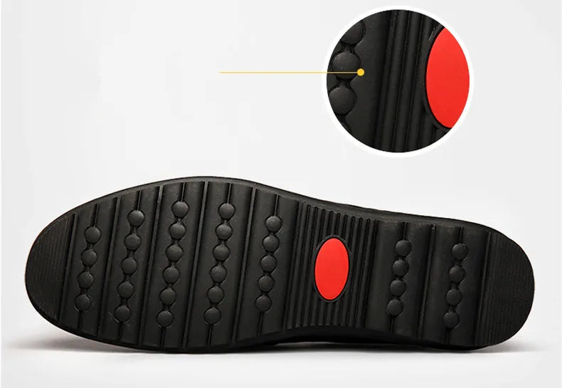 Zapatos Piel Genuina Hombre ∣ Transpirables Conducción ∣ Talla 37-46