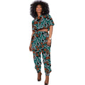 Conjunto Africano Top Corto y Pantalón Jogger