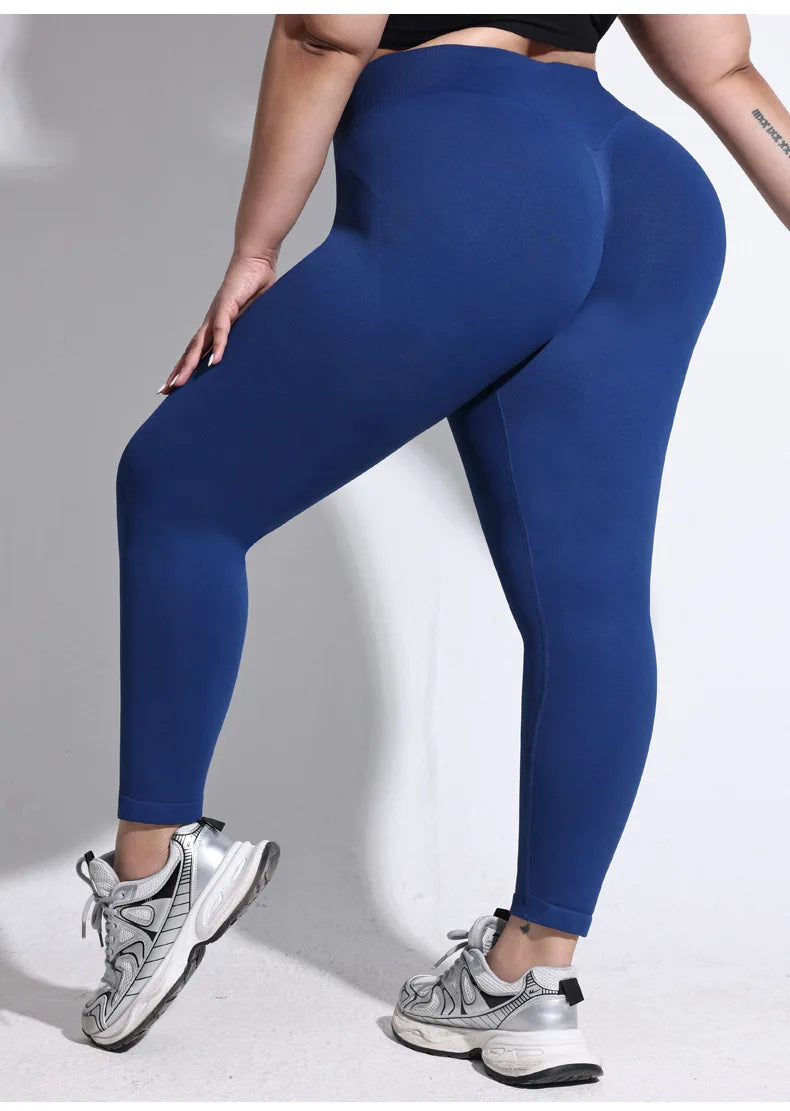 Pantalones de Yoga para Mujer | Tallas Grandes Sin Costuras | Secado Rápido Push-Up | Tico Trendy