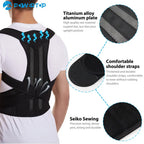 Corrector de Postura con Barra de Aleación | Soporte para Escoliosis y Espalda | Corsé Ortopédico | Tico Trendy