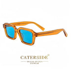 Gafas de Sol Polarizadas Caterside | Retro Cuadradas | Montura de Acetato | Unisex