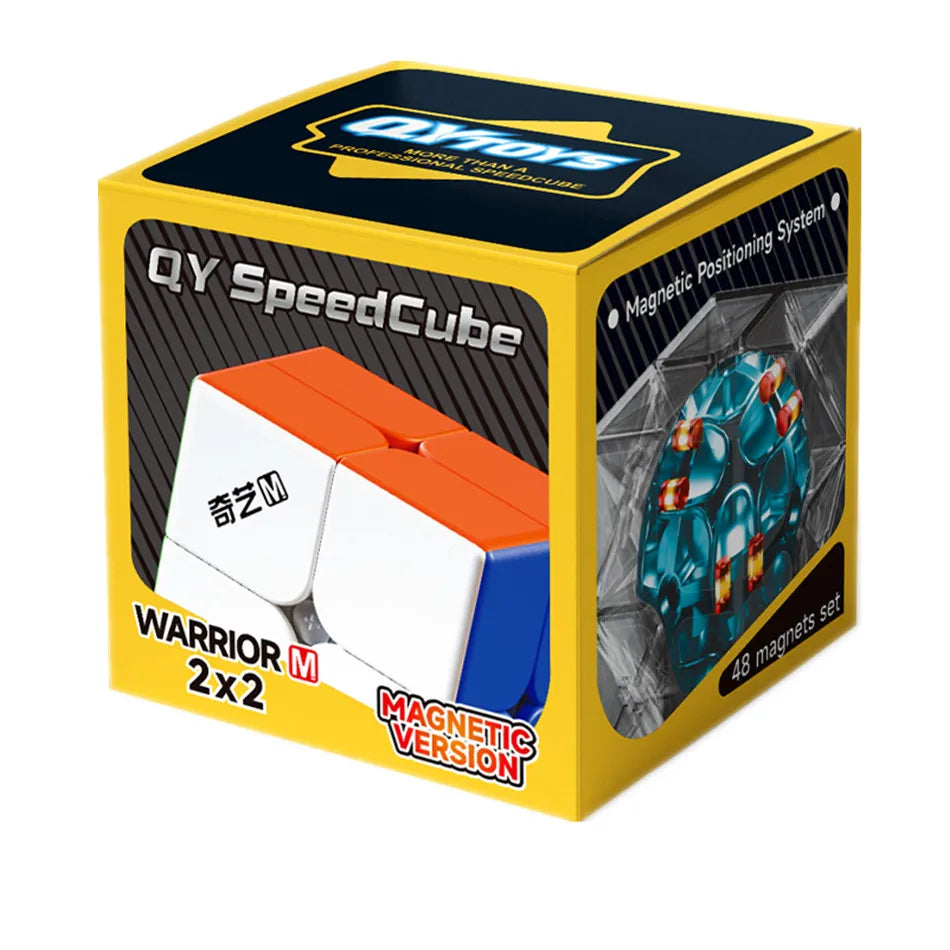 Cubo mágico Qiyi 2x2 3x3 4x4 5x5 6x6 pegatinas negras rompecabezas educativo Cubo mágico juguetes para niños regalo juguete Cubo mágico
