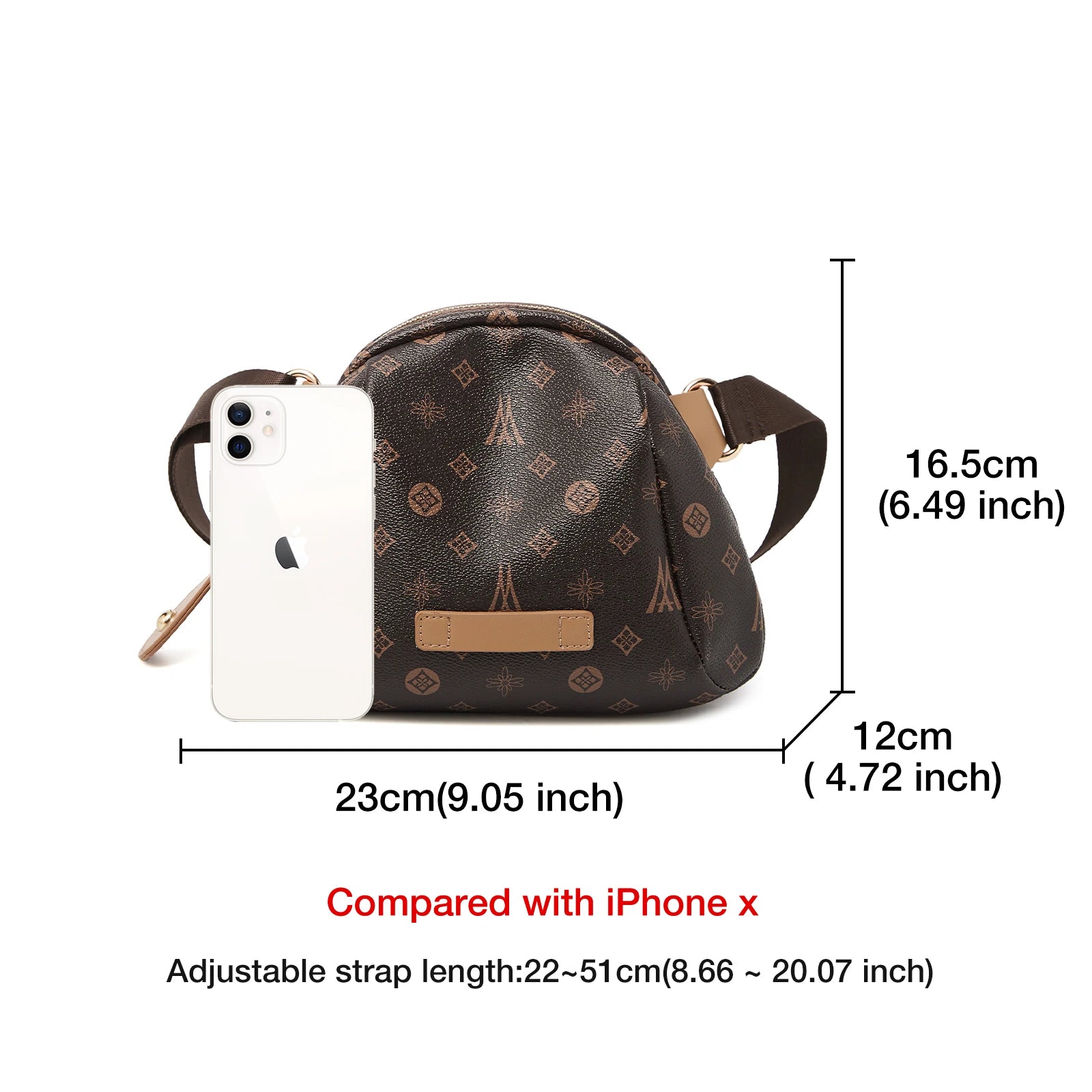 LAORENTOU bolso cruzado de concha de PVC para mujer, bolso de hombro informal grande a la moda para chica, bolso de viaje, regalo para esposa, novia, 2025