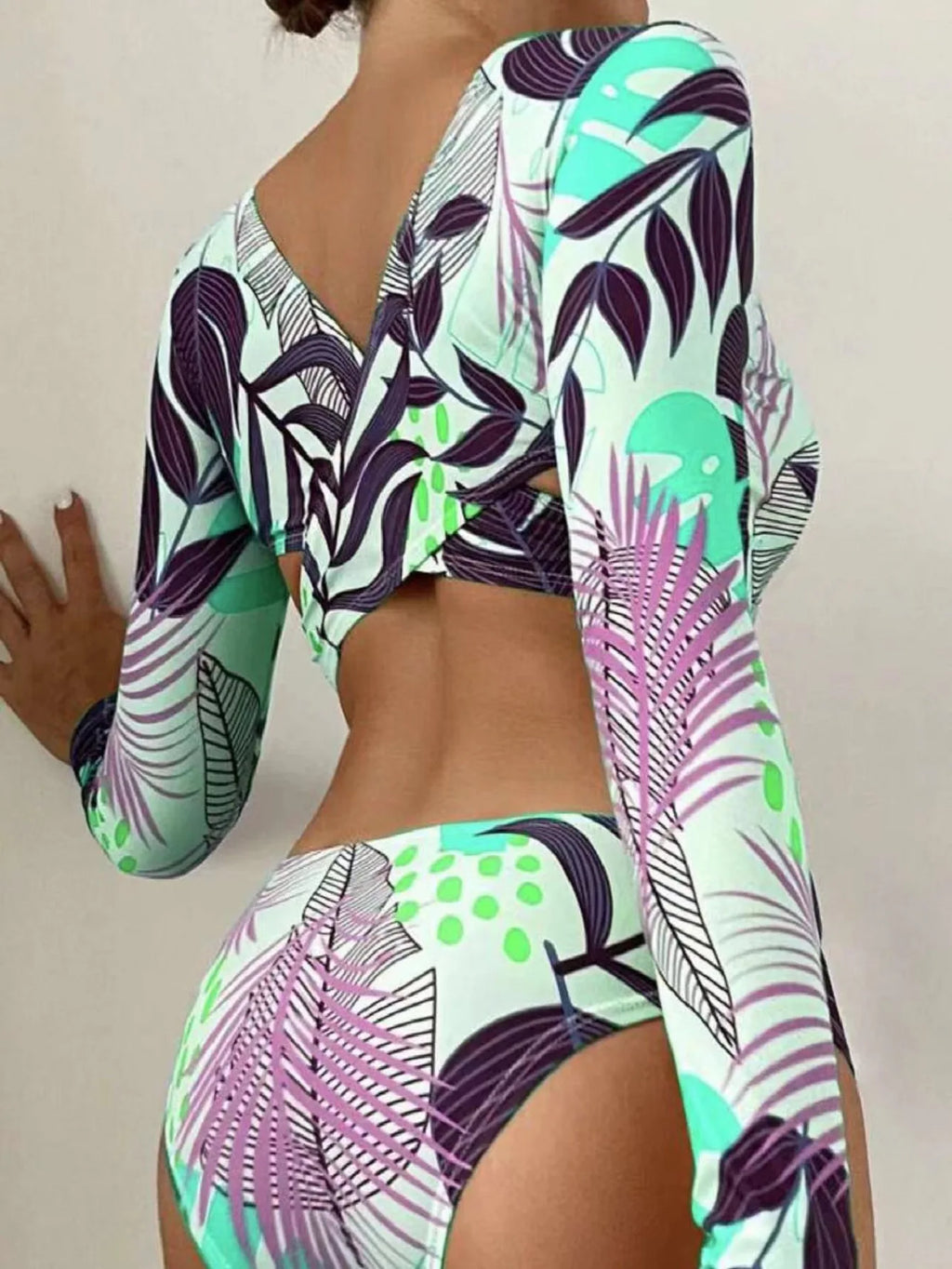 Traje de Baño Una Pieza Manga Larga | Estampado | Buceo y Playa