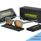 Gafas de Sol Polarizadas Caterside | Montura Cuadrada de Acetato | Nueva Actualización
