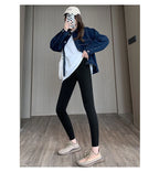 Mallas Piel Tiburón Estampado | Lana Cálida Levantador Glúteos | Sin Costuras Cintura Alta OI | Ticotrendy