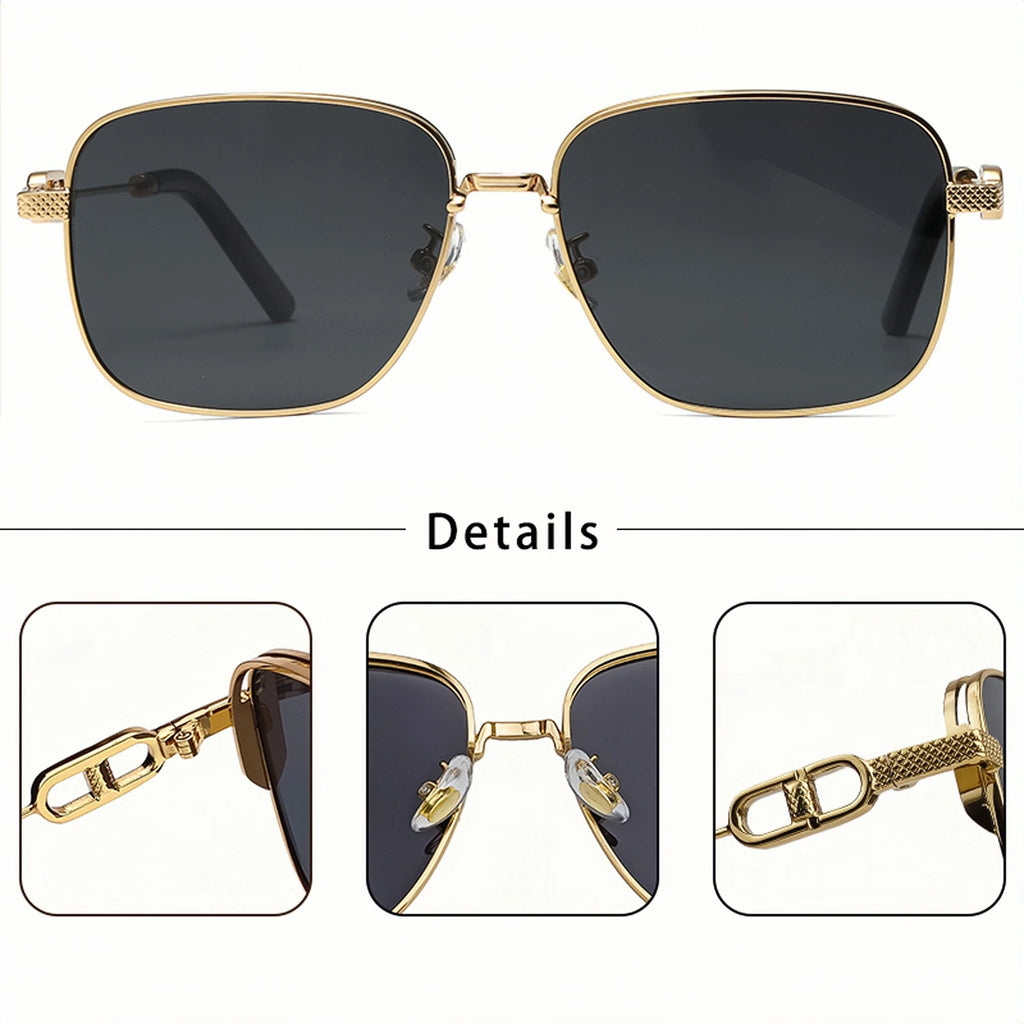 Gafas de Sol Cuadradas Caterside | Estilo Piloto | Polarizadas y UV400