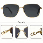 Gafas de Sol Cuadradas Caterside | Estilo Piloto | Polarizadas y UV400