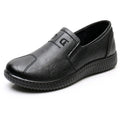 Mocasines Retro Marrones con Cuña | Cuero | Bailarinas Oxford | Talla Grande