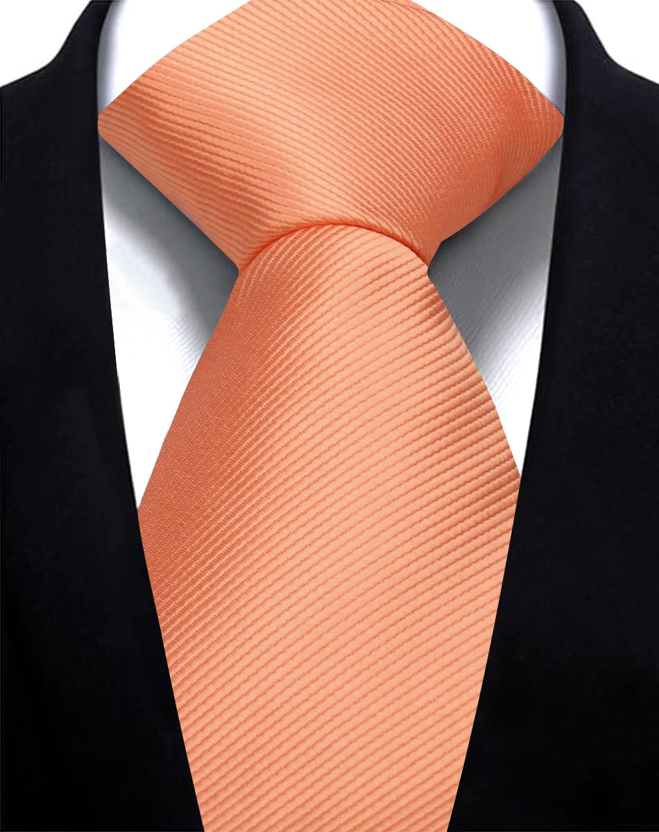 Corbata Lisa De Poliéster Negocios Boda Accesorio De Moda