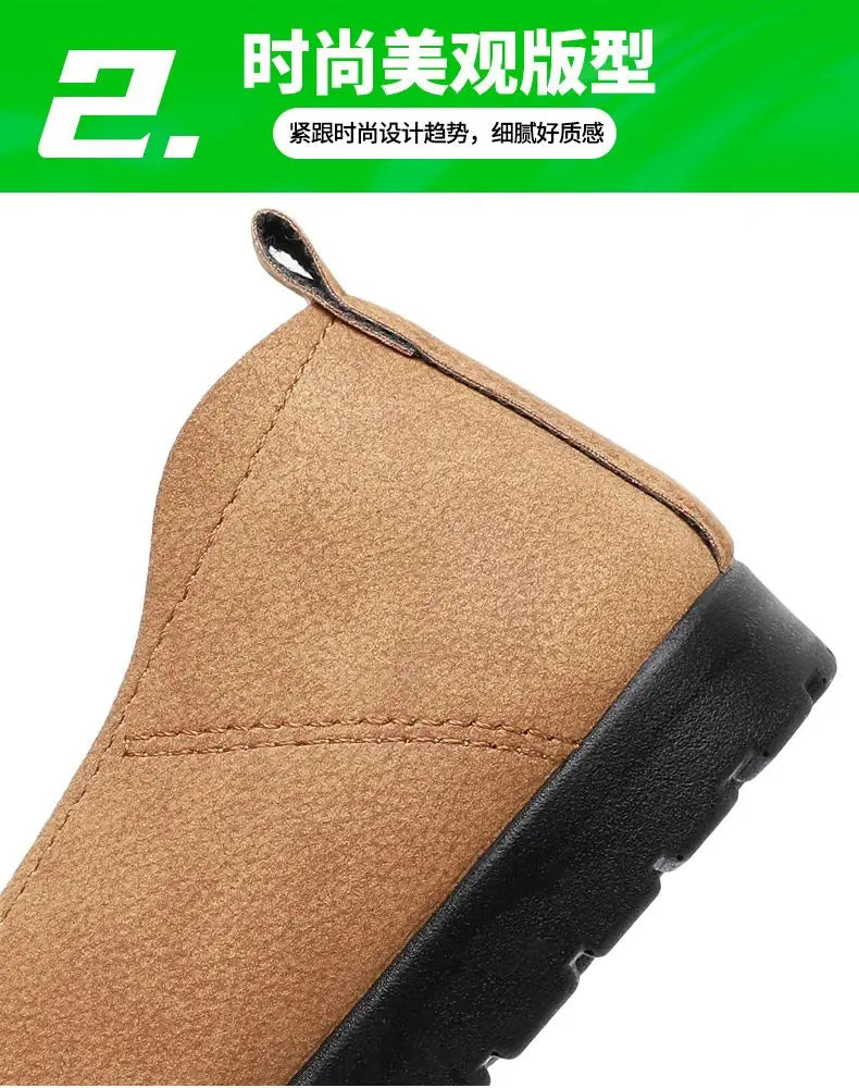 Mocasines sin Cordones | Felpa Sintética | Suela Blanda Antideslizante | Primavera 2025