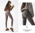 Leggings Térmicos Tiburón Polar Fino | Slim Fit Cintura Alta | Glúteos Sin Costuras Sexy