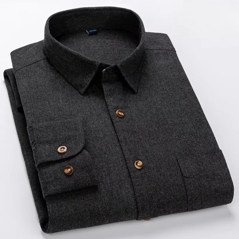 Camisa Algodón | Manga Larga | Ajuste Formal | Rayas/Cuadros | Oficina | Ticotrendy