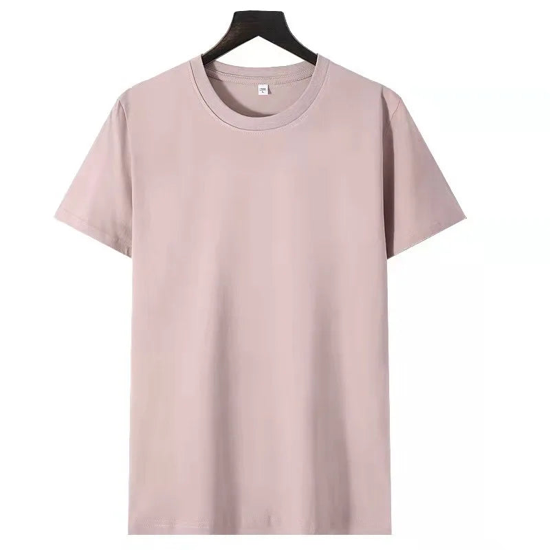 Camiseta Básica de Algodón Unisex | Media Manga | Colores Sólidos | Corte Casual