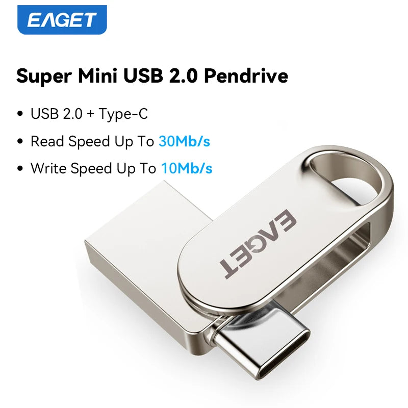 Memoria USB Dual Tipo C y USB A | Ultra Mini Portátil | Ticotrendy