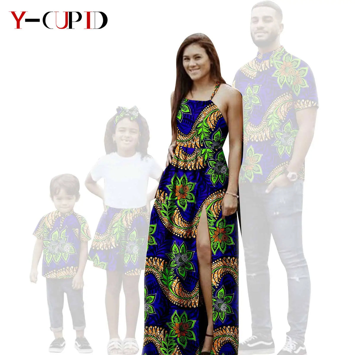 Vestido Sexy y Camisa Dashiki Familiar | Tico Trendy
