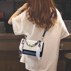 LAORENTOU bolso de hombro de cuero dividido para mujer, bolso de moda, bolso cruzado de mujer de diseño de lujo 2025