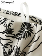 Falda Vintage de Satén | Estampado Floral Elegante