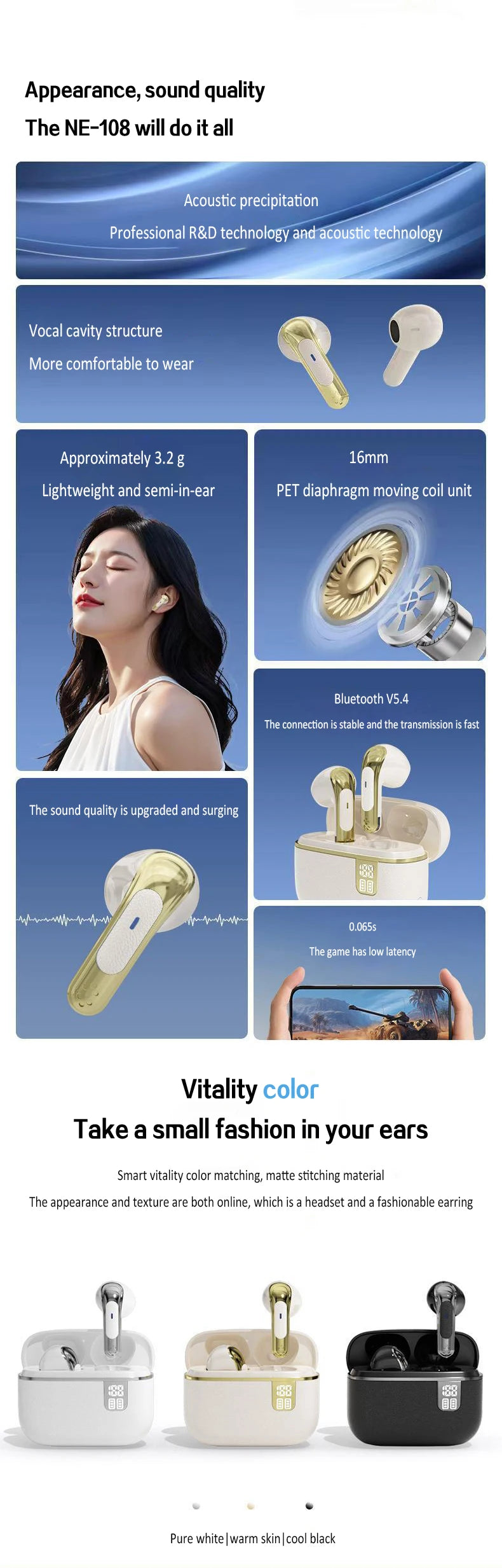 Auriculares Sony TWS Originales Bluetooth | HiFi | Pantalla LED | Impermeable | Con Micrófono