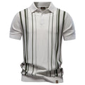 Polo Rayas Elegante Lujoso Hombre | Manga Corta Suave | Tallas S-XXL | Tico Trendy