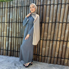 Vestido Bandage de lino y algodón Eid para mujer, vestido de fiesta Abaya musulmán, caftán árabe de Dubái, Turquía, Marruecos, vestido islámico