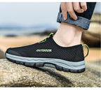 Mocasines Casuales Hombre | Malla Respirable Ligera Confort Estilo Tico | Talla Grande