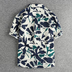 Camisa Hawaiana Hombre | Estampado Floral | Tela Seersucker | Manga Corta
