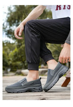 Mocasines Lona Hombre 2025 ∣ Sin Cordones ∣ Suela Gruesa Ligera